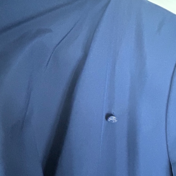 Alaska Airlines By Luly Yang Womens Size 6 Long Navy Blue Trench Coat Insulated - Picture 5 of 16